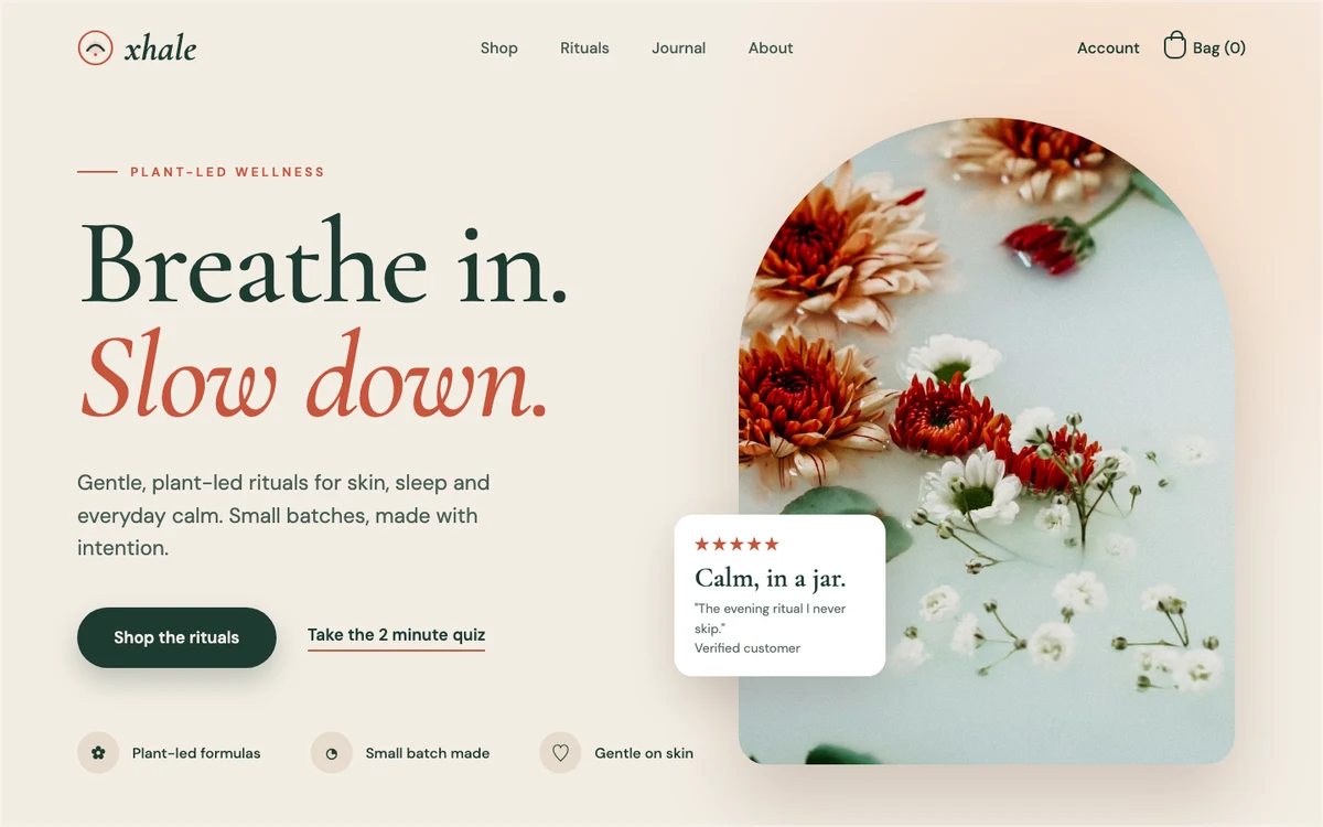 Example project homepage