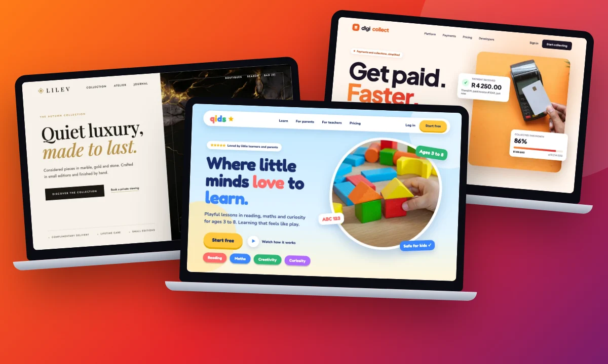 Website Design & Build in action